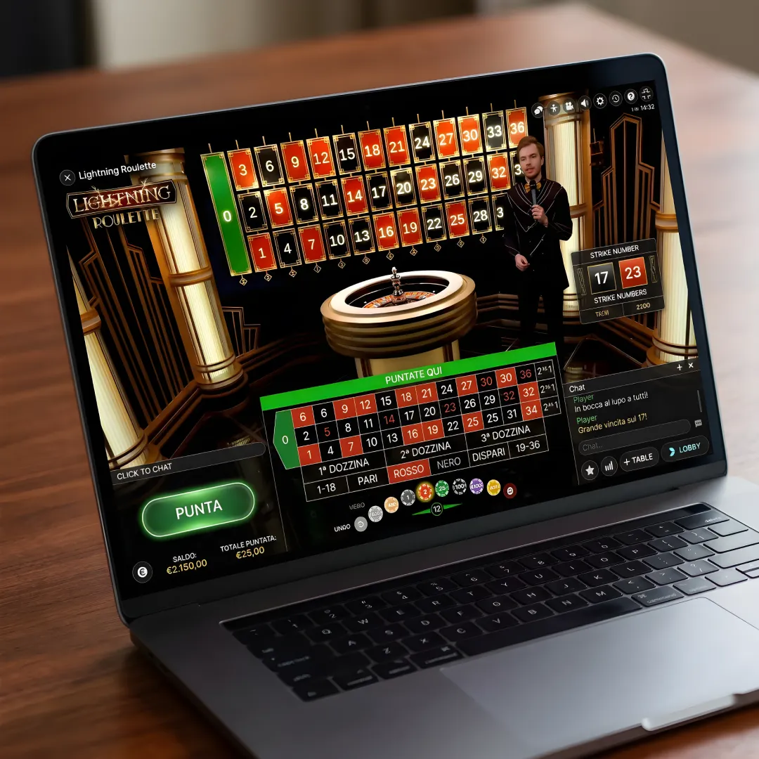 Lightning Roulette Live